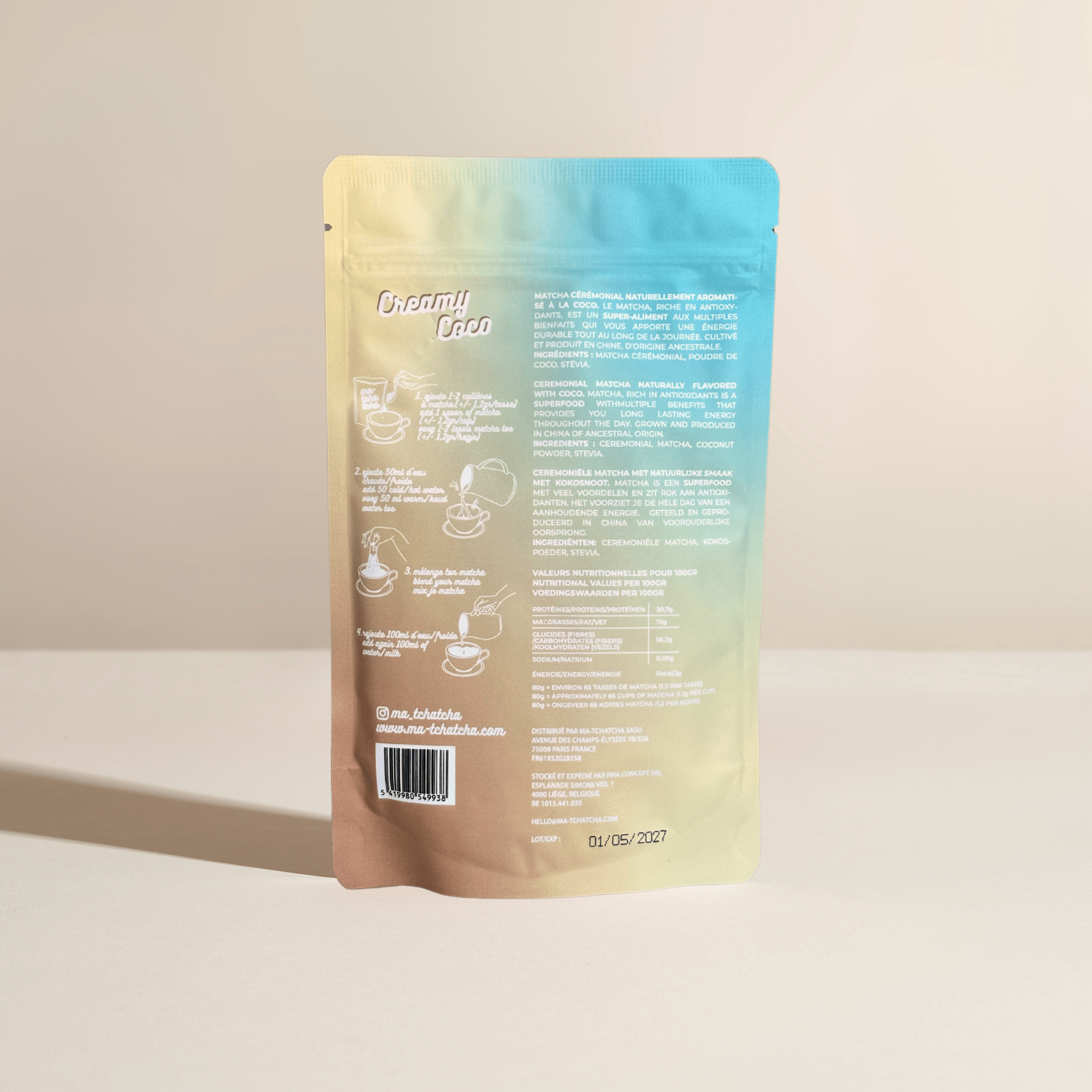 Creamy Coco đ„„ - Matcha CĂ©rĂ©monial Noix de Coco