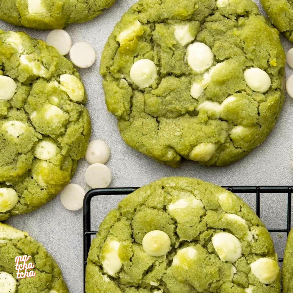 Recette de cookies au Matcha et au chocolat