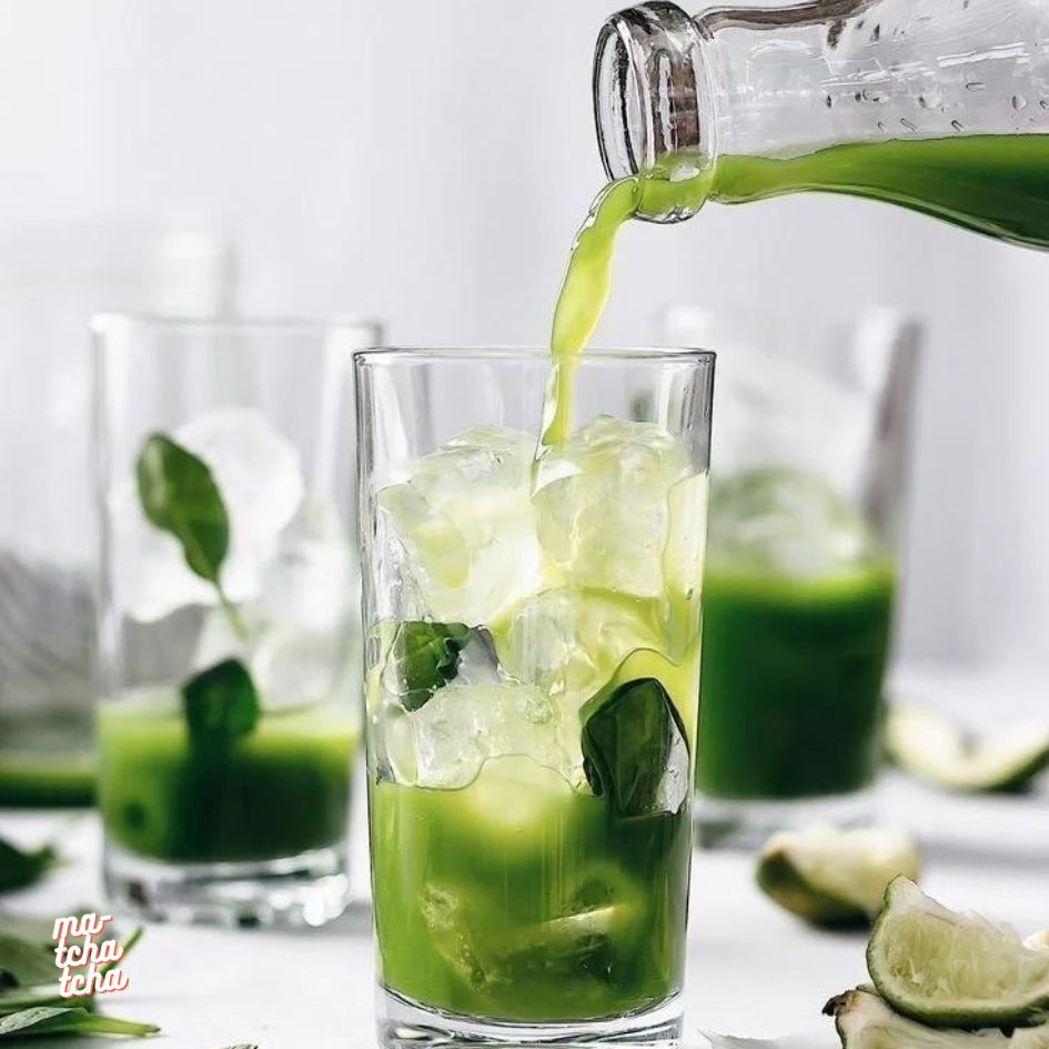 Matcha glacé - le rafraîchissement parfait pour l'été