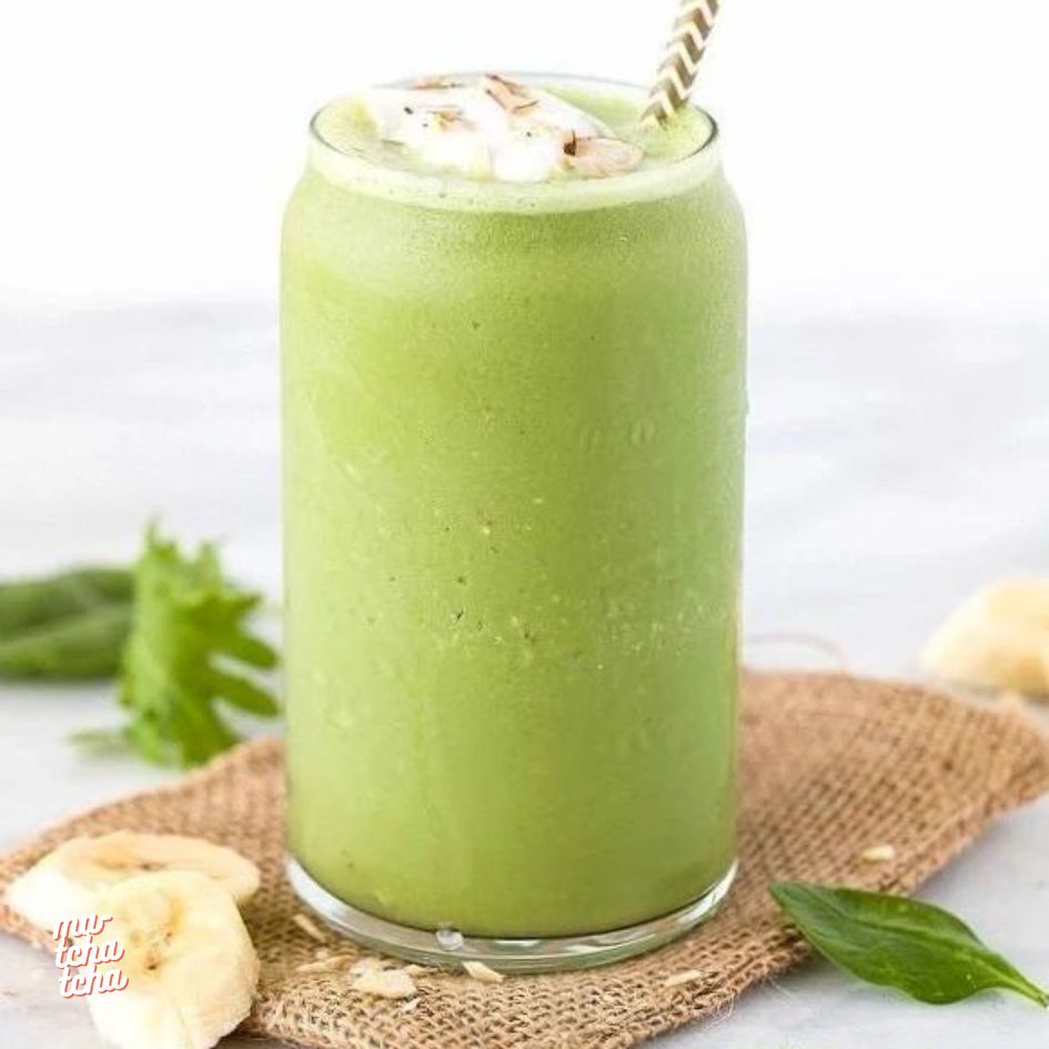 Smoothie au matcha et à la banane