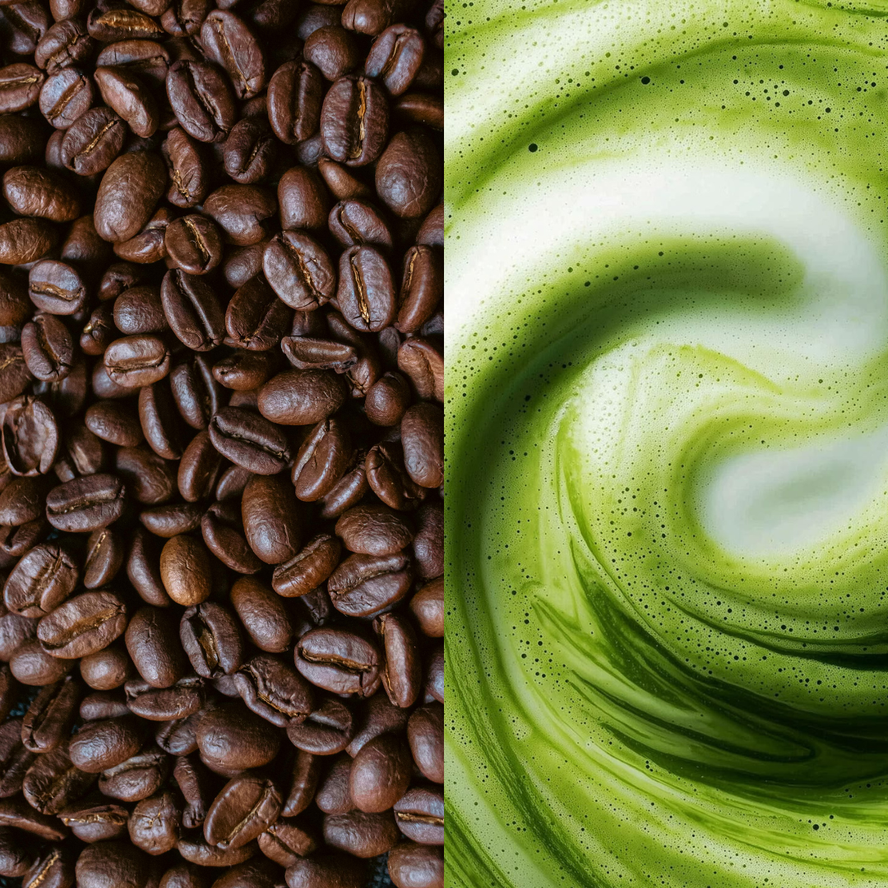 Matcha VS café : deux énergies, deux expériences
