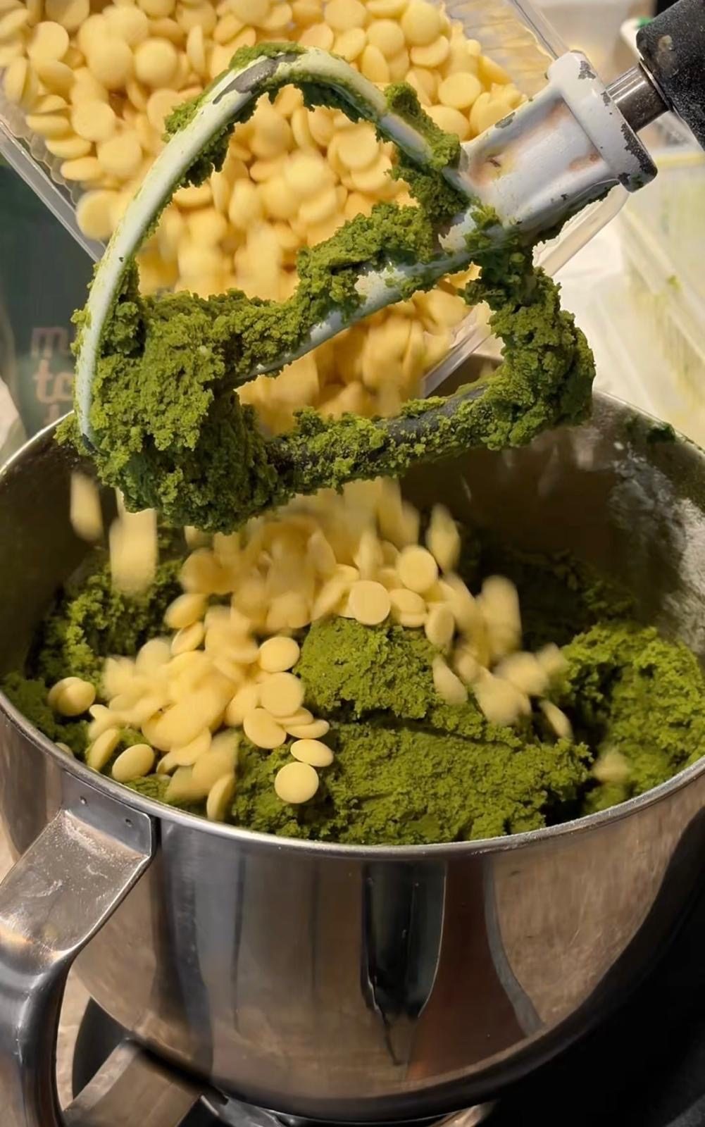 Une recette exclusive matcha & chocolat blanc avec Loïc Goffart Cookies