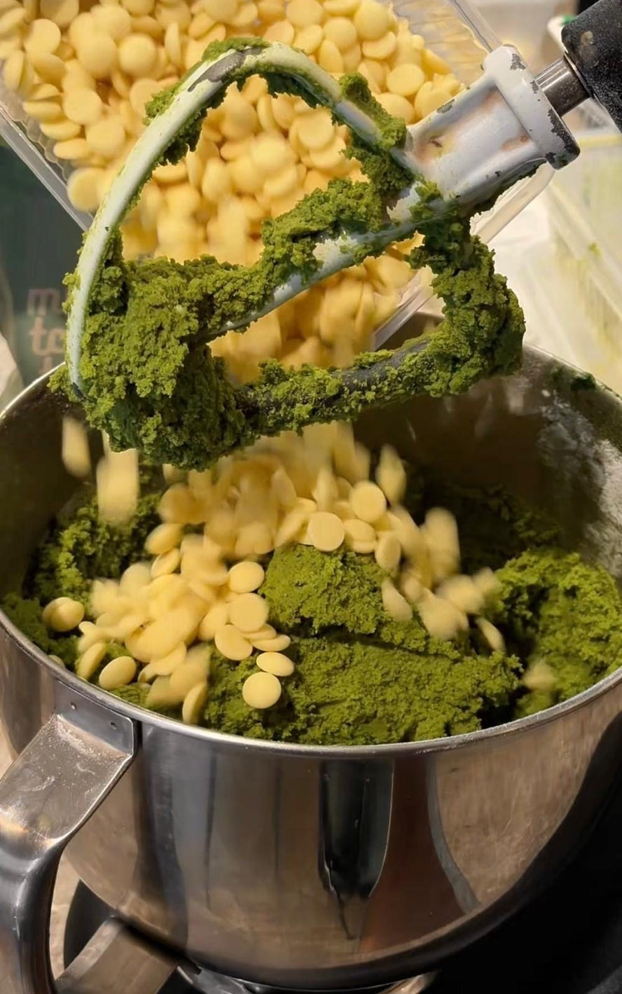 Une recette exclusive matcha & chocolat blanc avec Loïc Goffart Cookies
