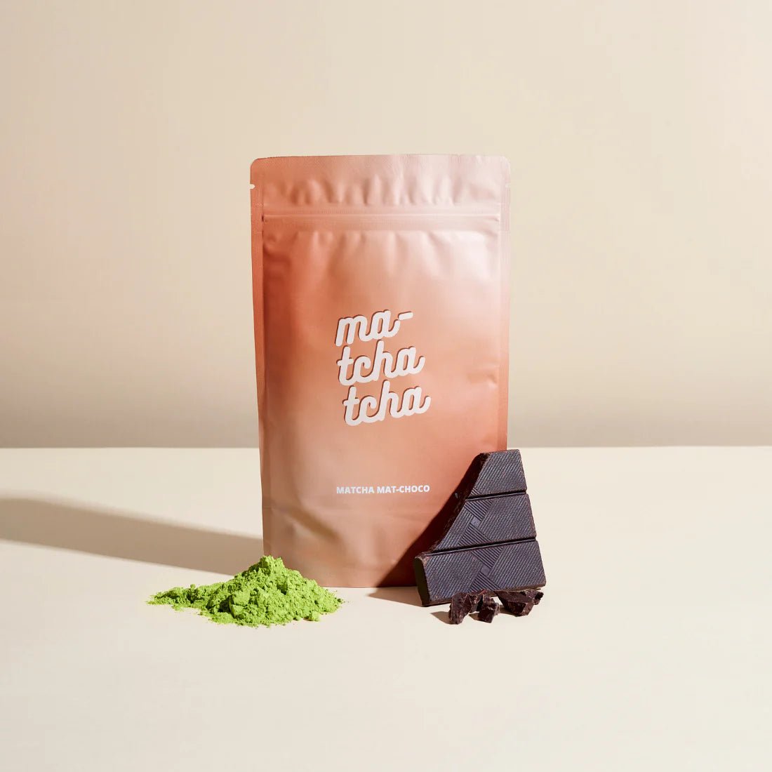 Matcha aromatisé au chocolat