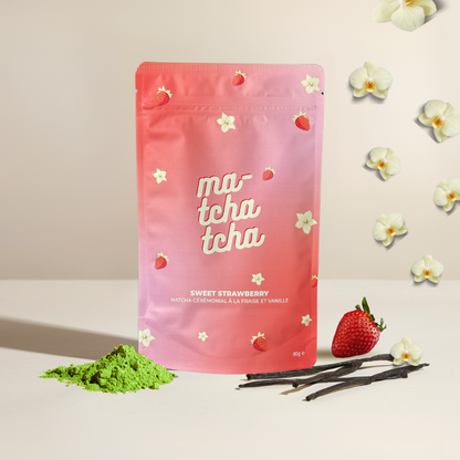 Sweet Strawberry 🍓🍦 - Matcha Cérémonial Fraise et Vanille