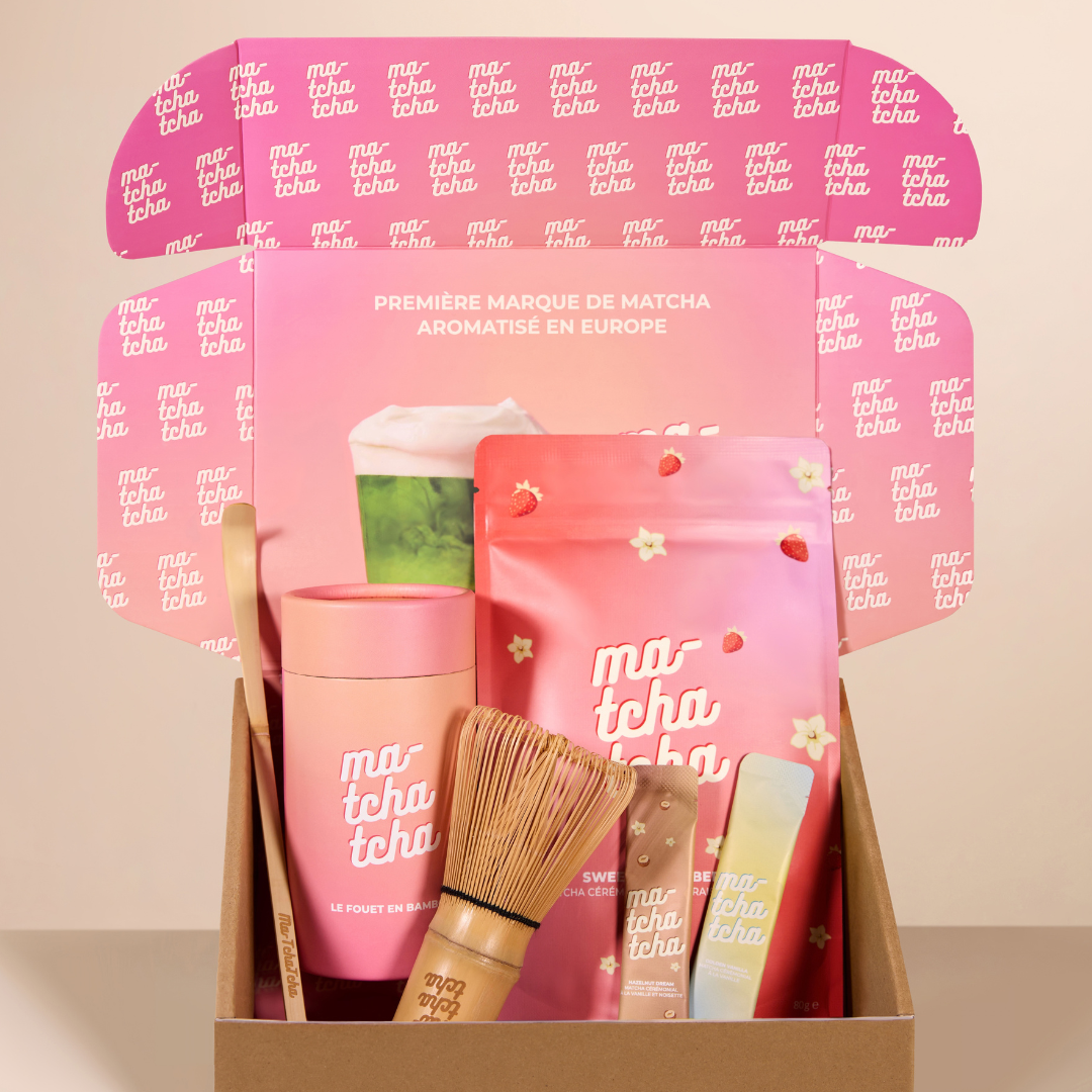 Pack matcha cérémonial fraise vanille🍓🍦