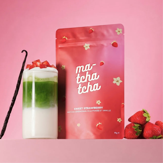 Sweet Strawberry 🍓🍦 - Matcha Cérémonial Fraise et Vanille