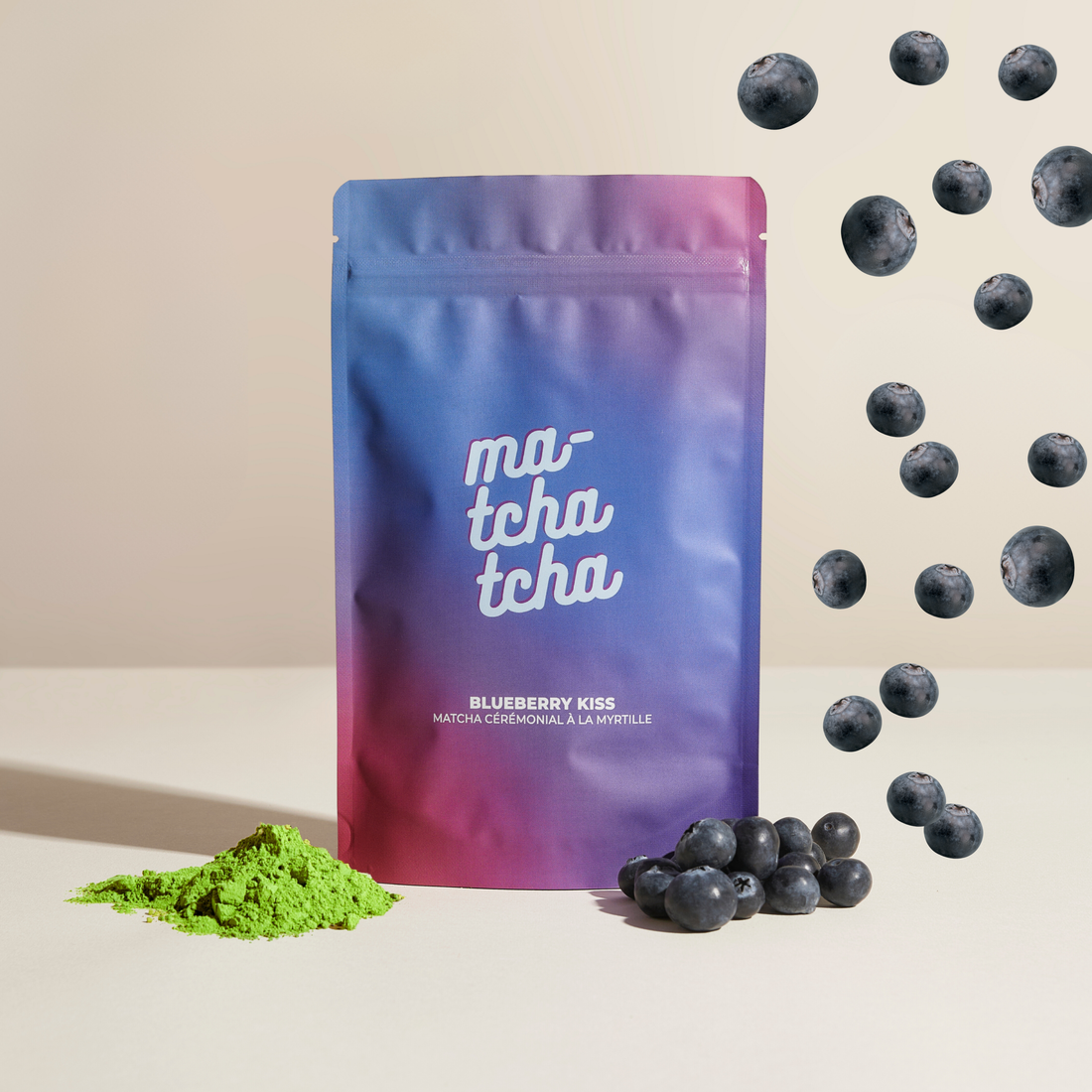 Blueberry Kiss 🫐 - Matcha Cérémonial Myrtille