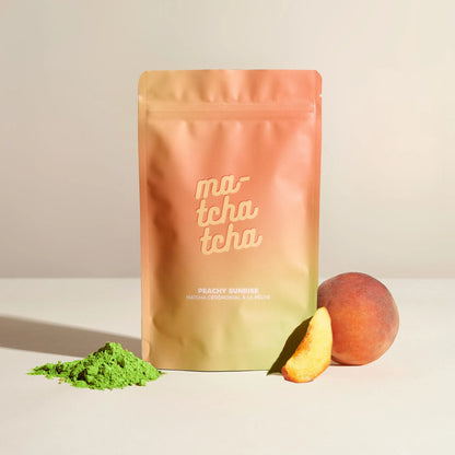 Le matcha pêche avec la poudre