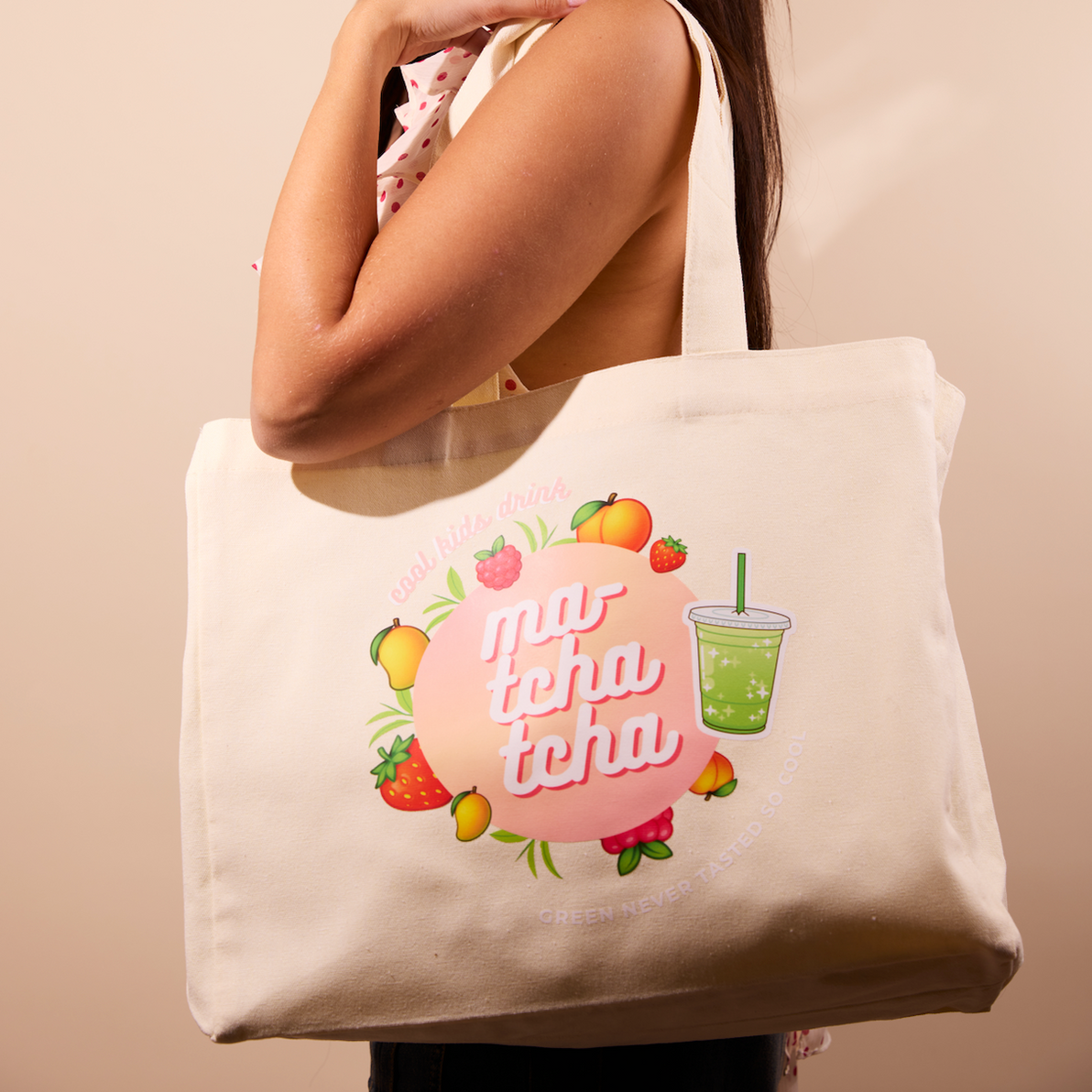 tote bag matcha